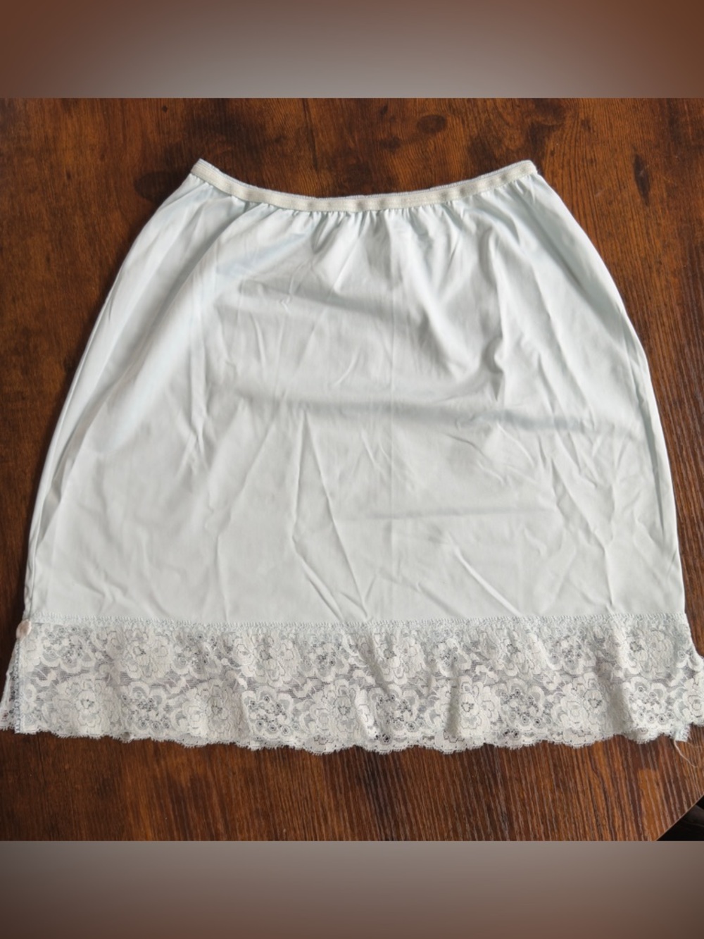 1960s Girls Lace Hem Slip by Confection Maidenform Union Made in the USA